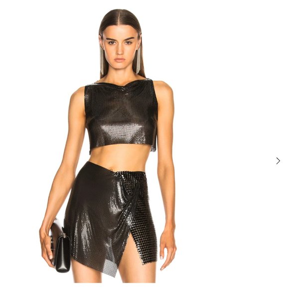 FANNIE SCHIAVONI - METAL MESH ELSA SKIRT - Small - Picture 5 of 10